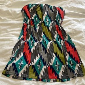 Strapless baby doll top